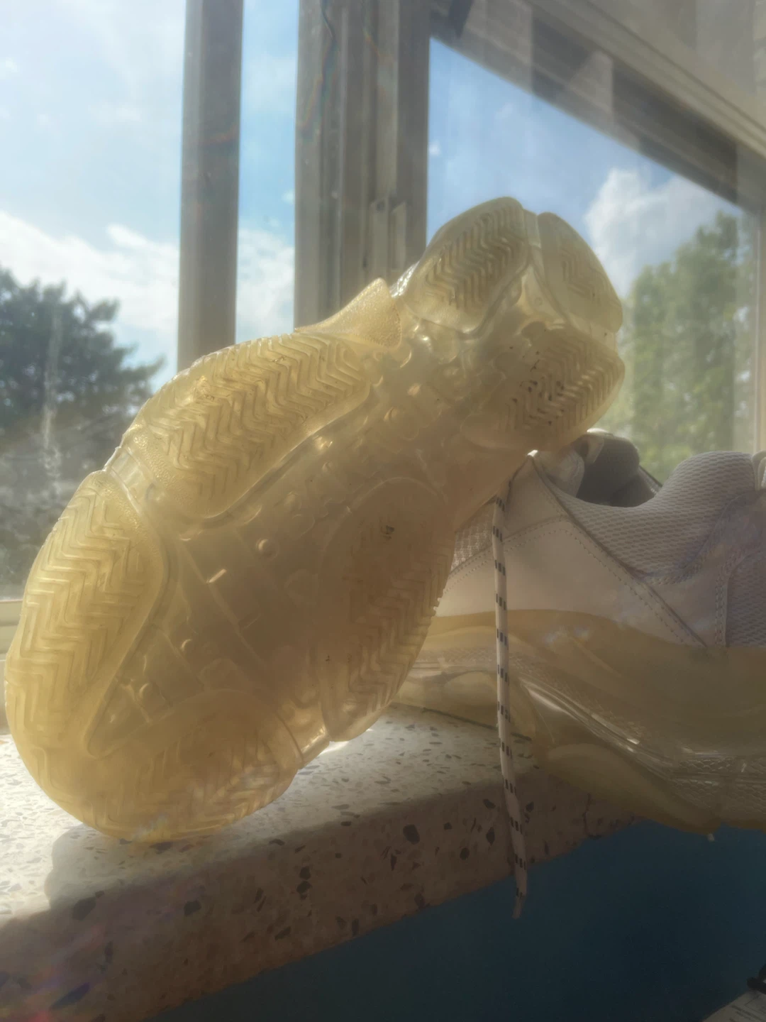 Balenciaga Triple S clear sole white size 46/13 - photo 5