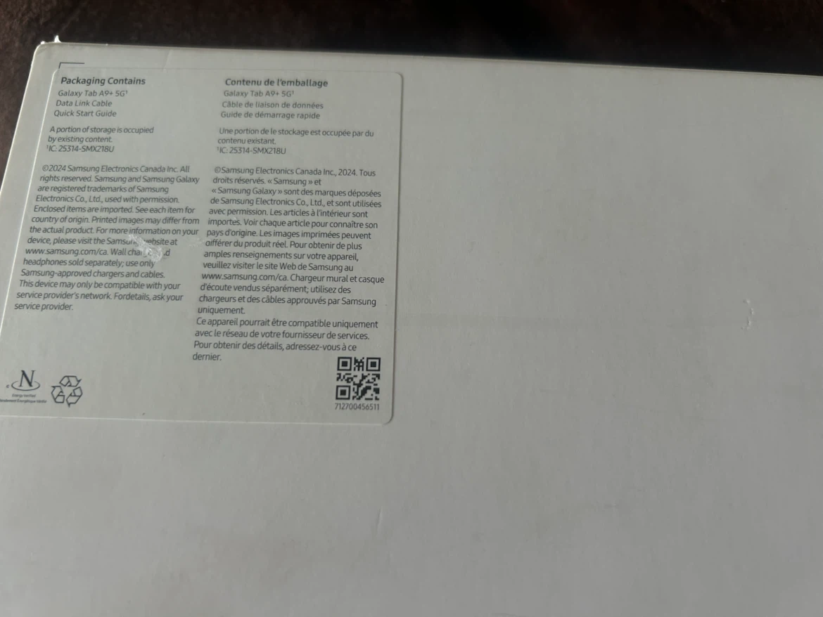 Samsung Galaxy Tab A9+ 5G Tablet - photo 2