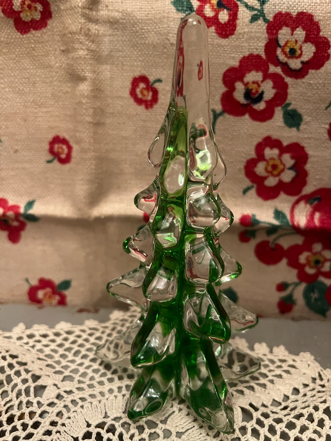 Christmas glass tree