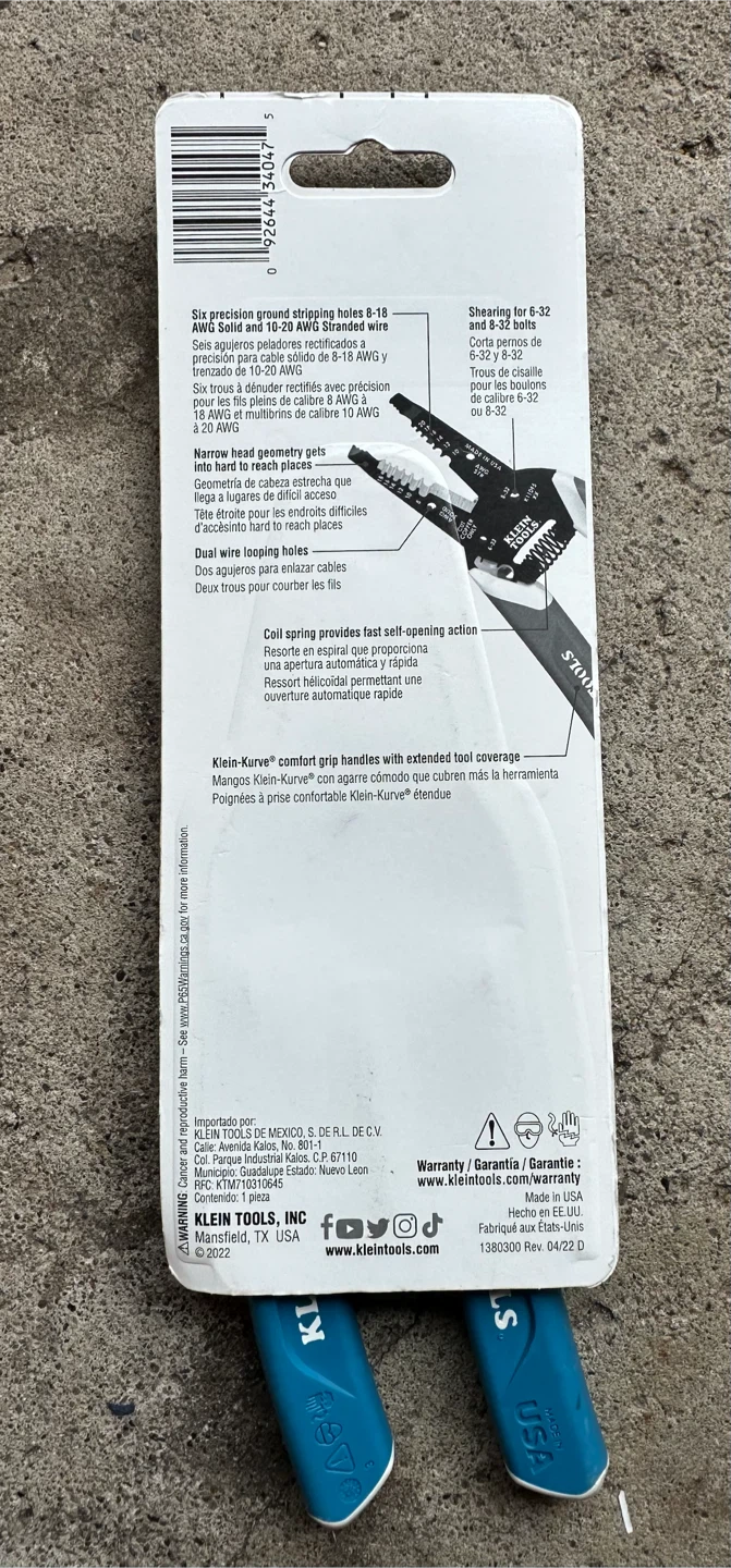 Klein Tools Klein-Kurve Wire Stripper/Cutter K11095 - photo 2