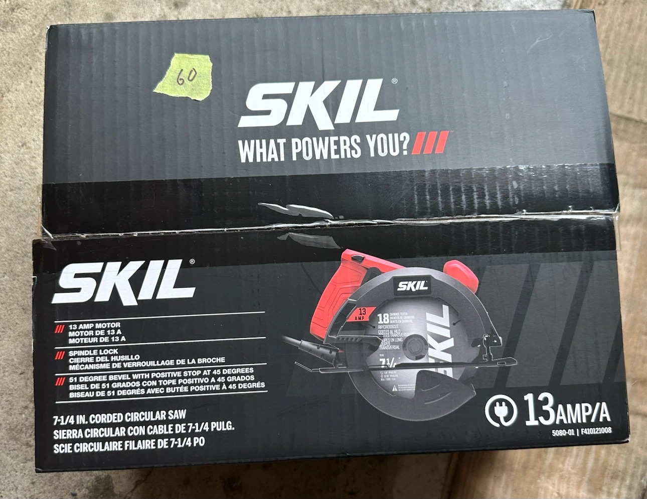 SKIL 7-1/4" Corded Circular Saw 13 Amp