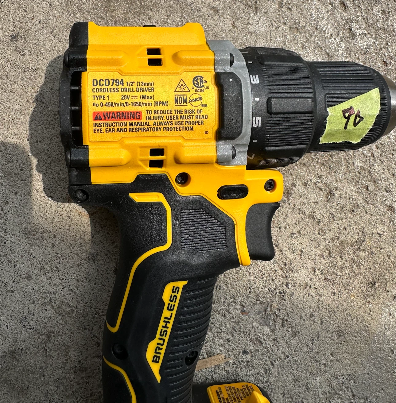 DEWALT DCD794 Cordless Brushless Drill Driver - photo 2