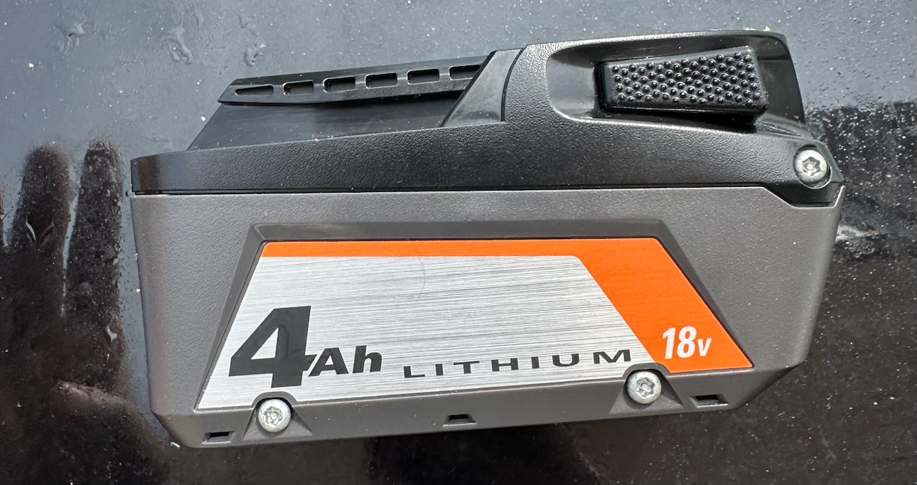 RIDGID 18V 4Ah Lithium Battery