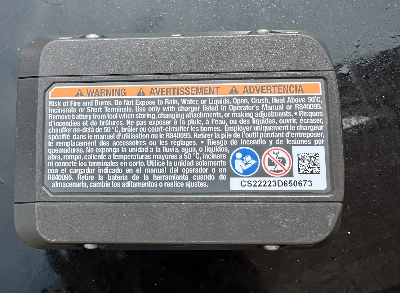 RIDGID 18V 4Ah Lithium Battery - photo 2