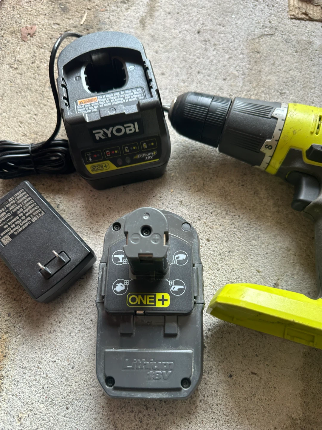 Ryobi ONE+ Lithium-Ion Cordless Drill with Battery and Charger - photo 2