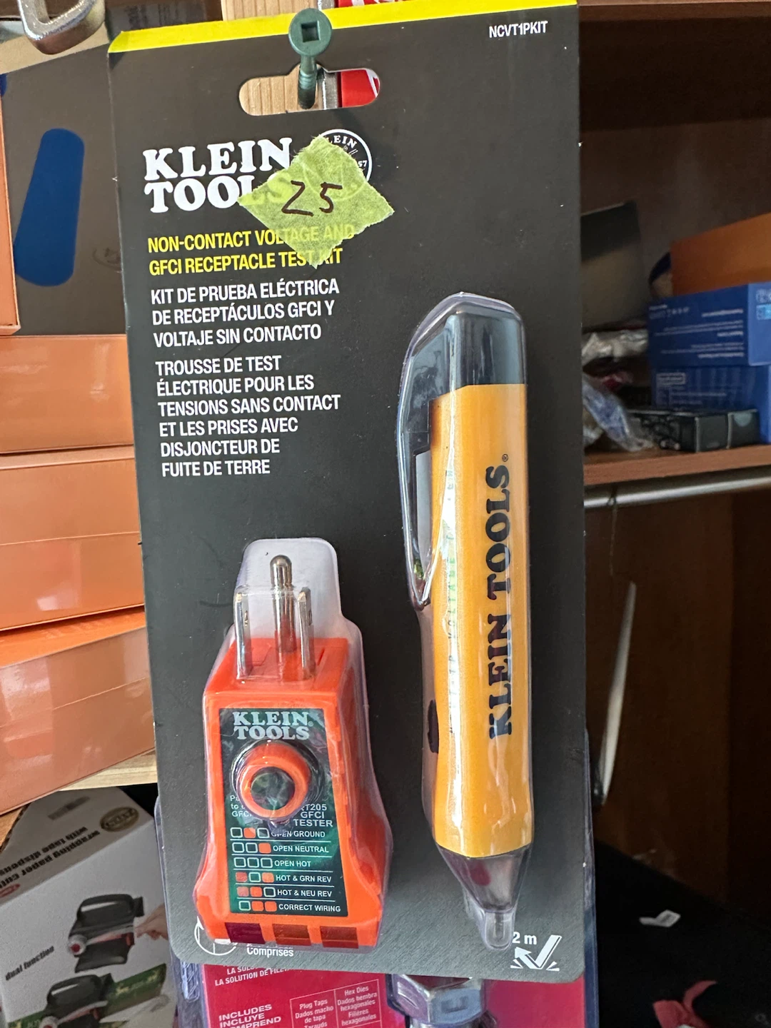 Klein Tools Non-Contact Voltage and GFCI Receptacle Tester Kit