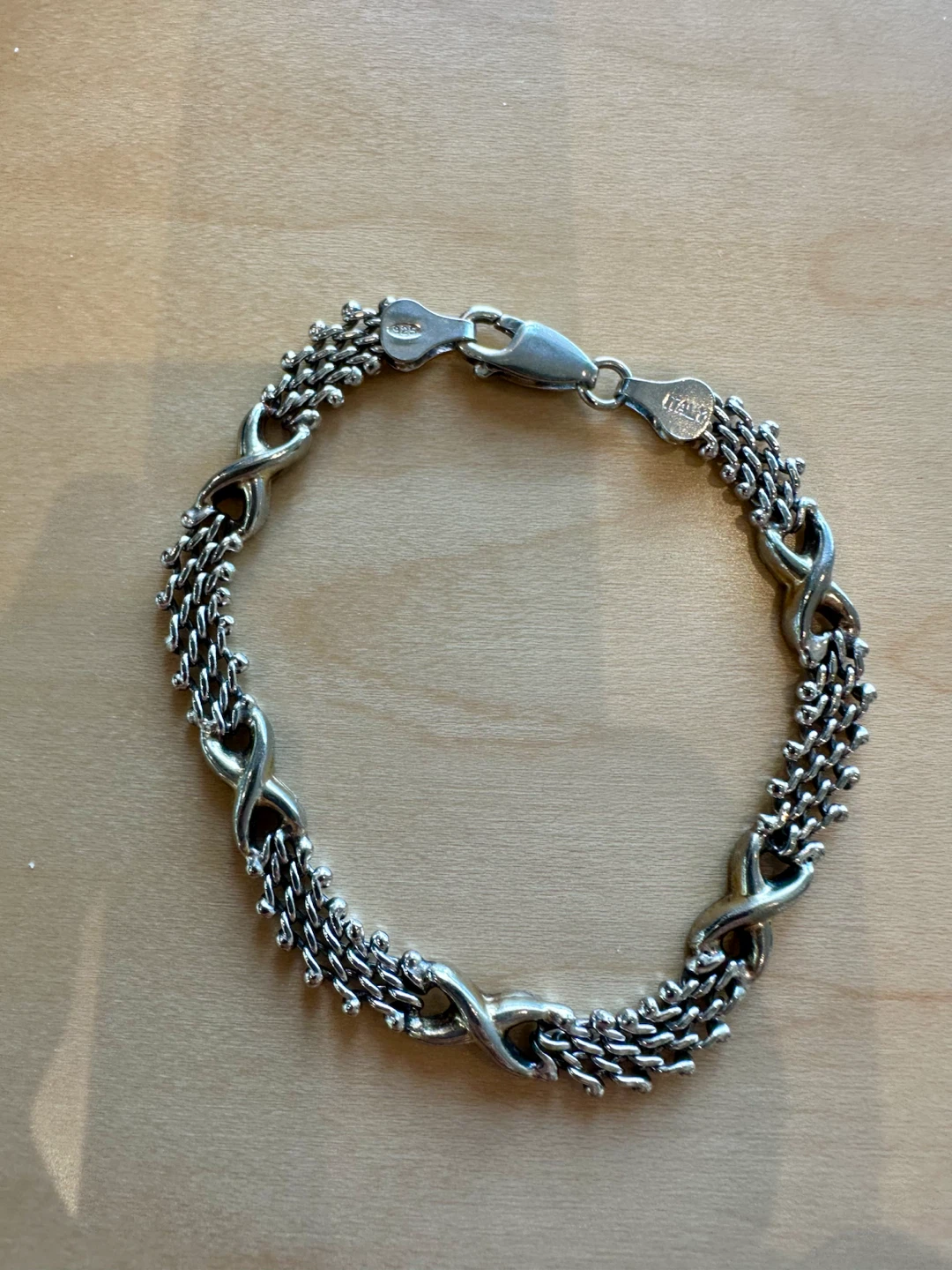 Sterling Silver Bracelet Made in Italy