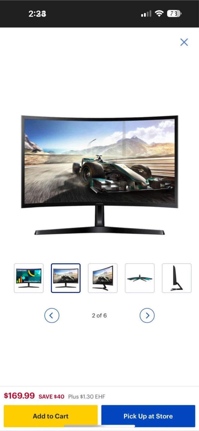 Samsung 27" Curved Monitor - photo 3