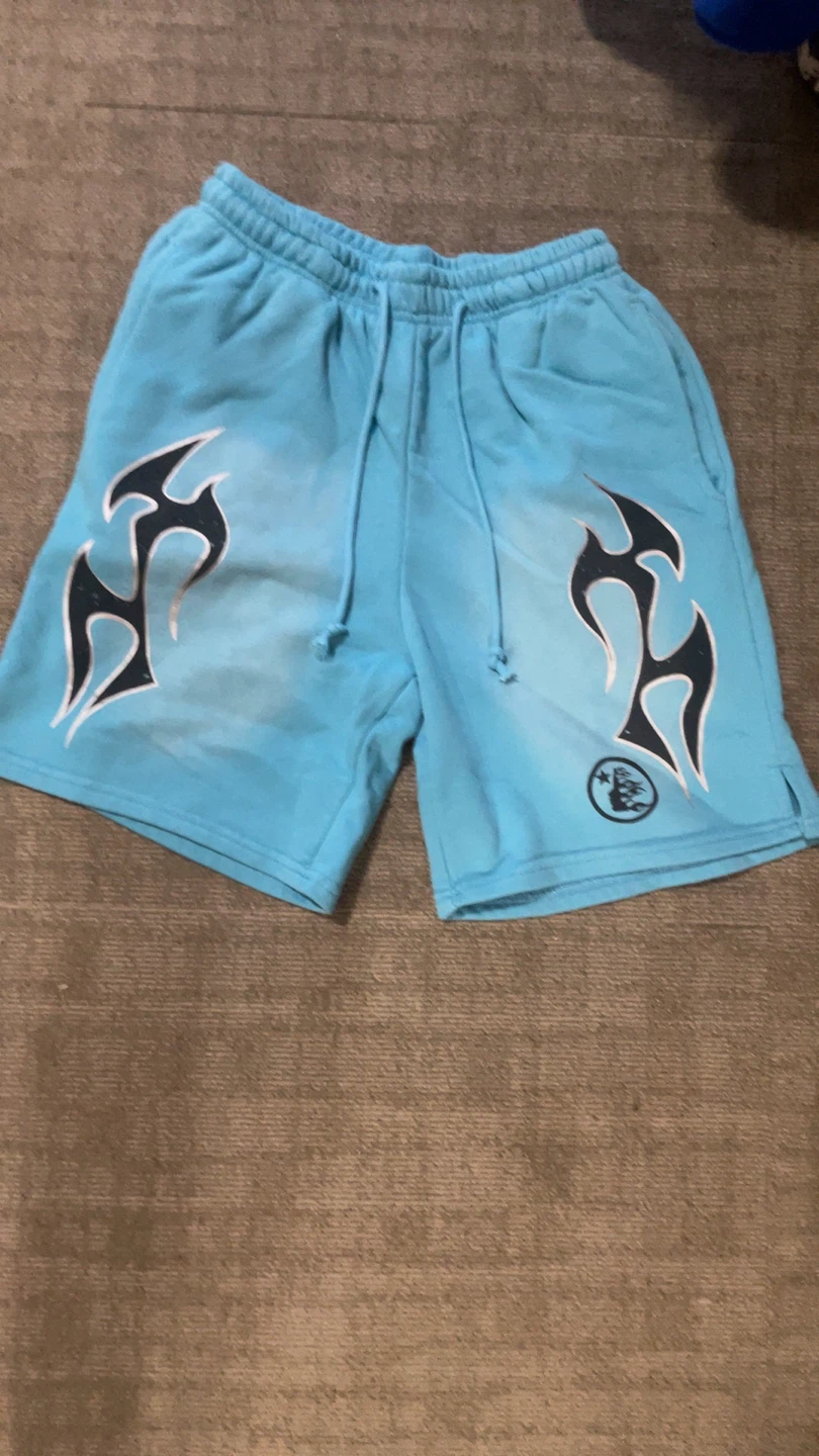 Hellstar Shorts Baby Blue