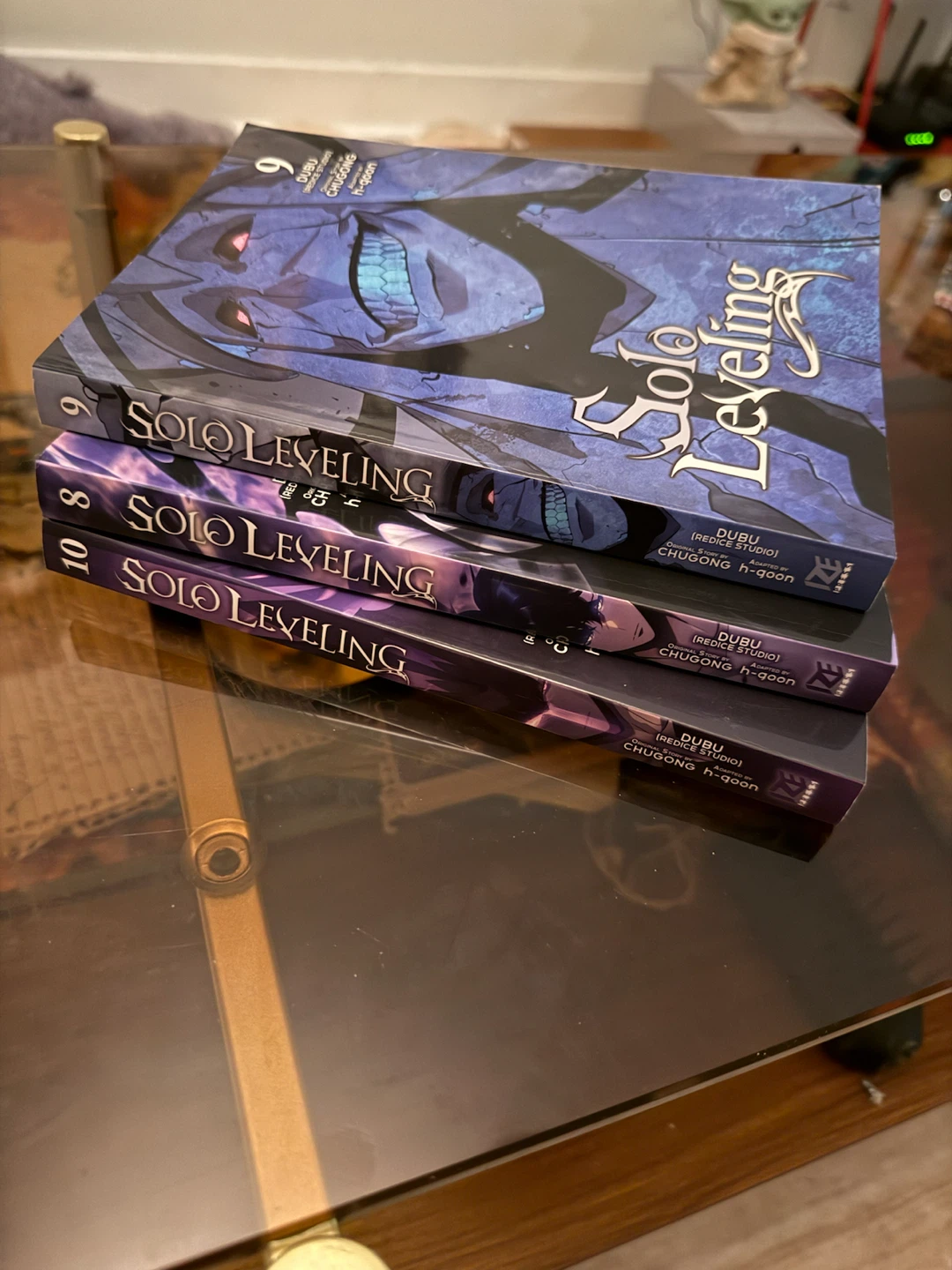 Solo Leveling Manga Volumes 8, 9, 10