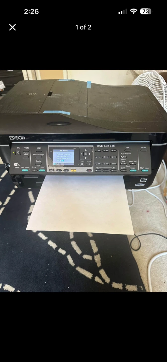 Epson Workforce 645 Printer