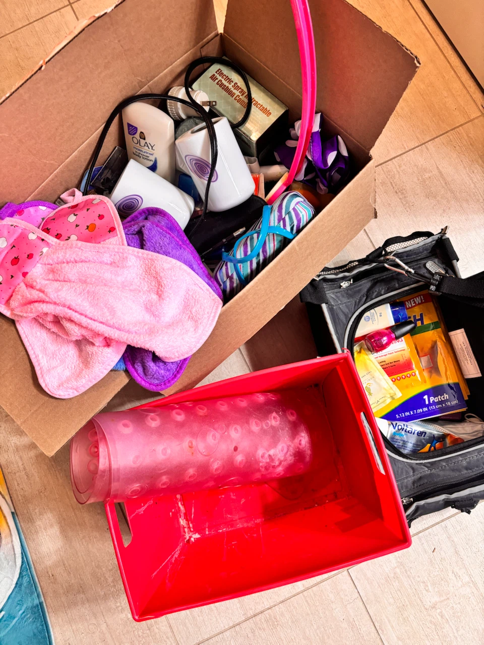 Olay Body Lotion and Assorted Personal Care Items