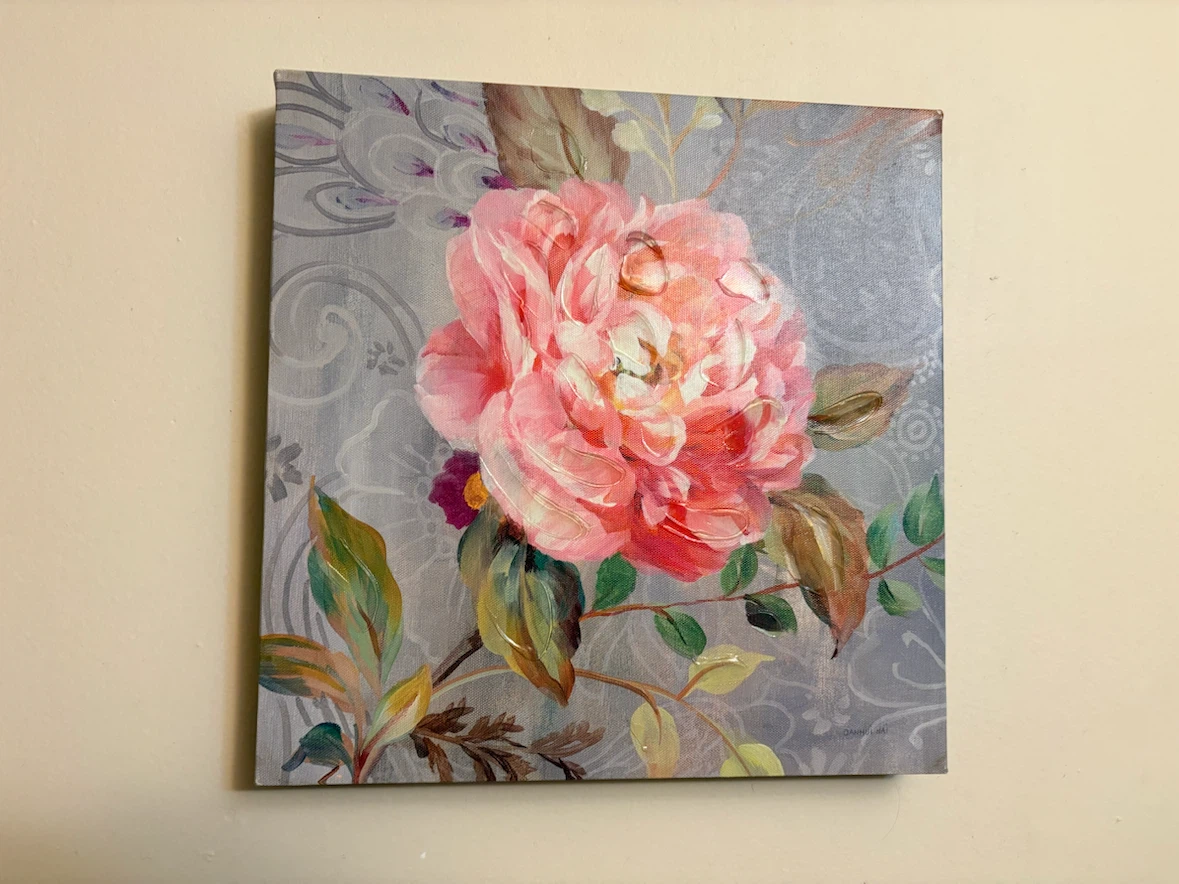 Floral Wall Art Canvas Print