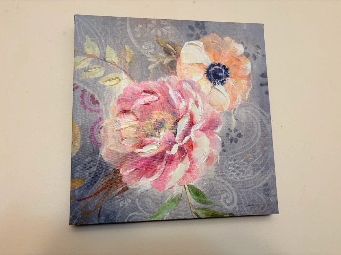 Floral Wall Art Canvas Print - photo 2