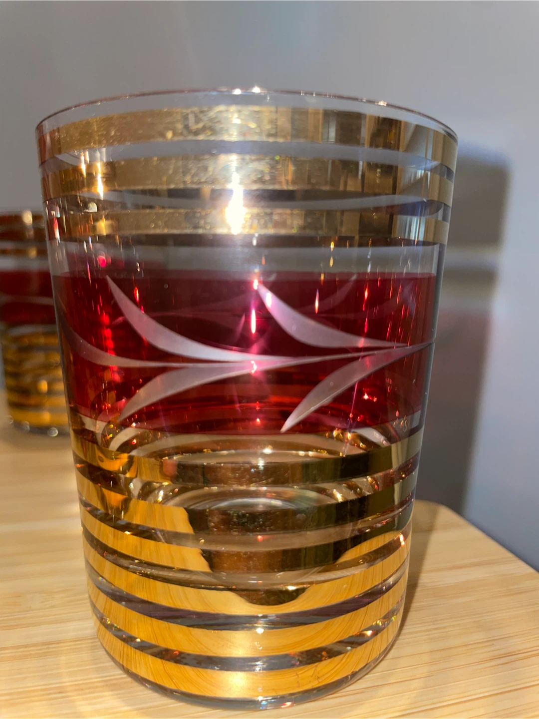 Vintage Crystal Decanter and Glasses Set - photo 3