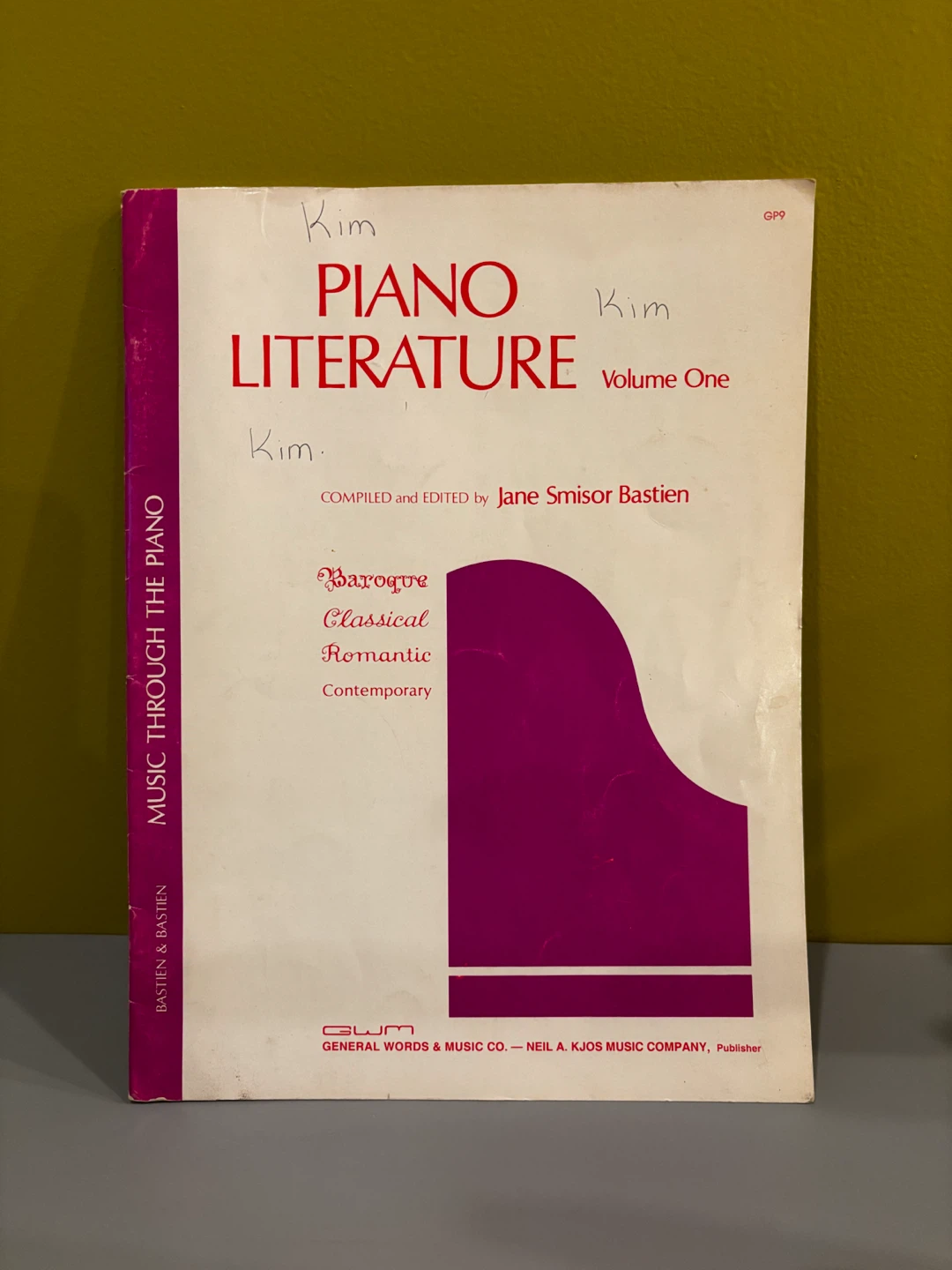 Bastien Piano Literature Volume One Book - Music Book