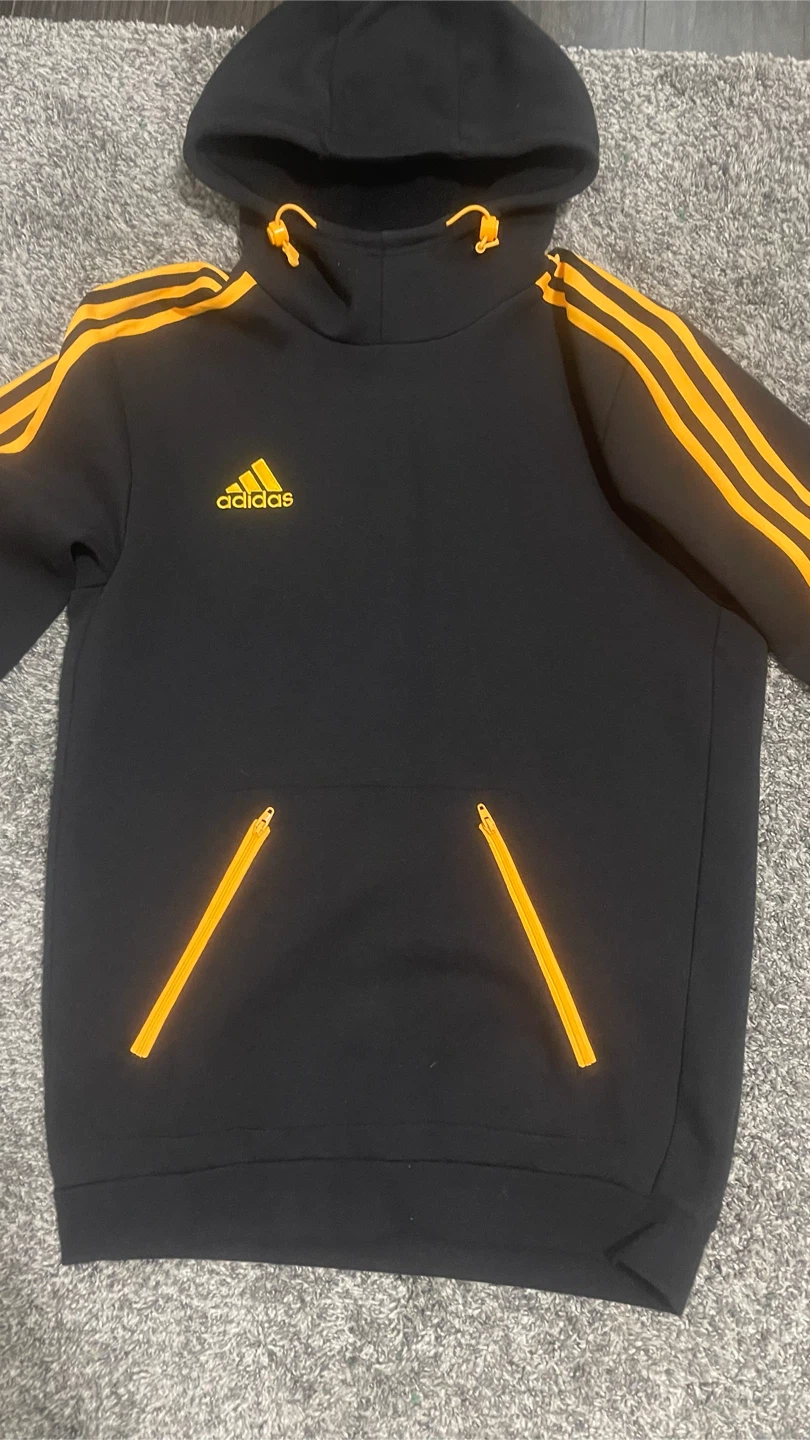 Adidas Black & Yellow Hoodie - photo 2