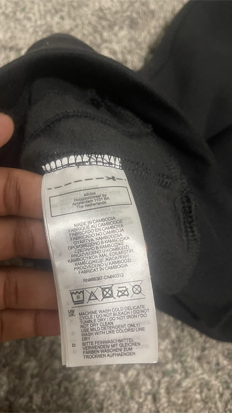 Adidas Black & Yellow Hoodie - photo 4