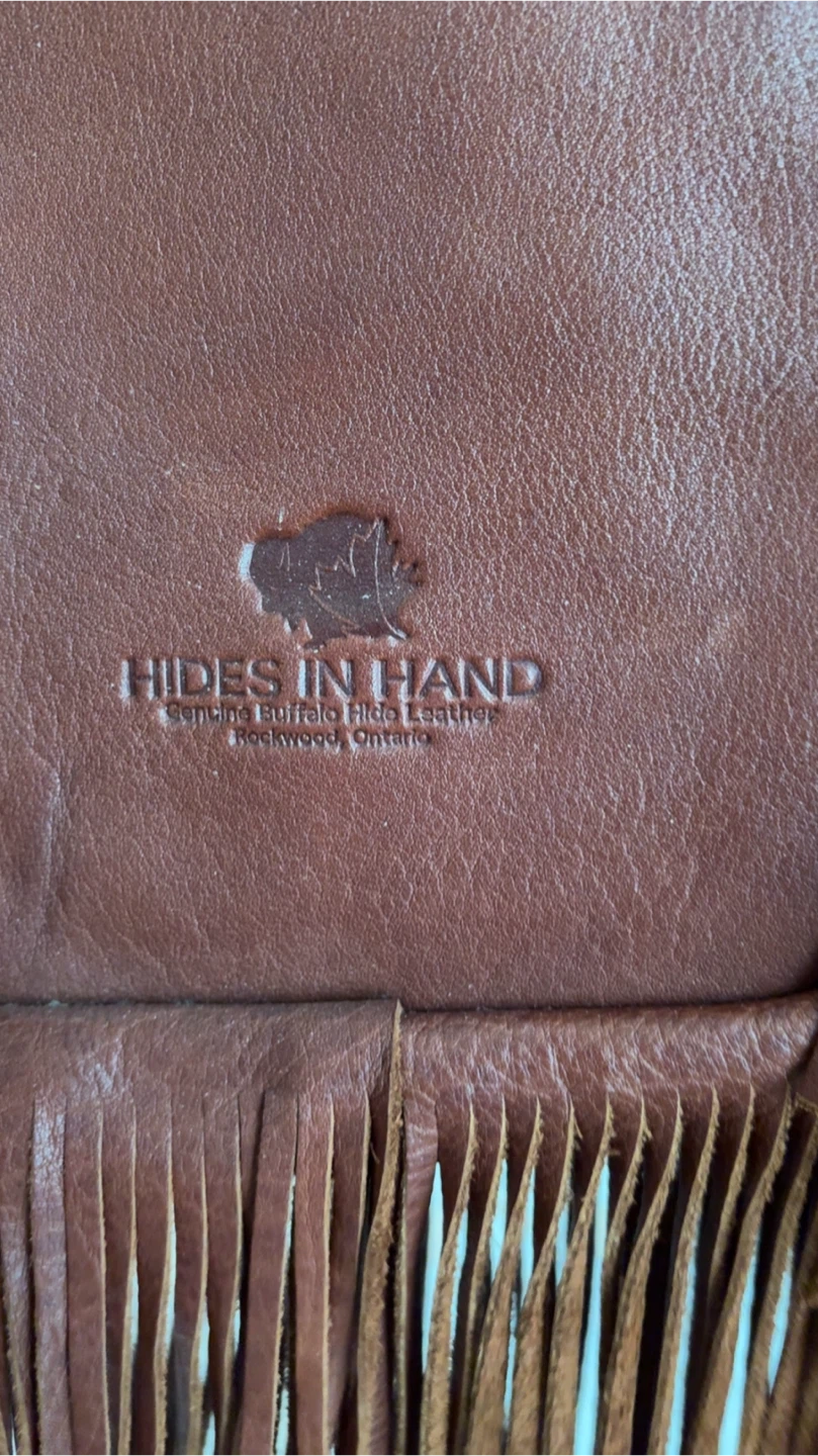 Hides in Hand Genuine Buffalo Hide Leather Fringe Crossbody Bag - photo 4