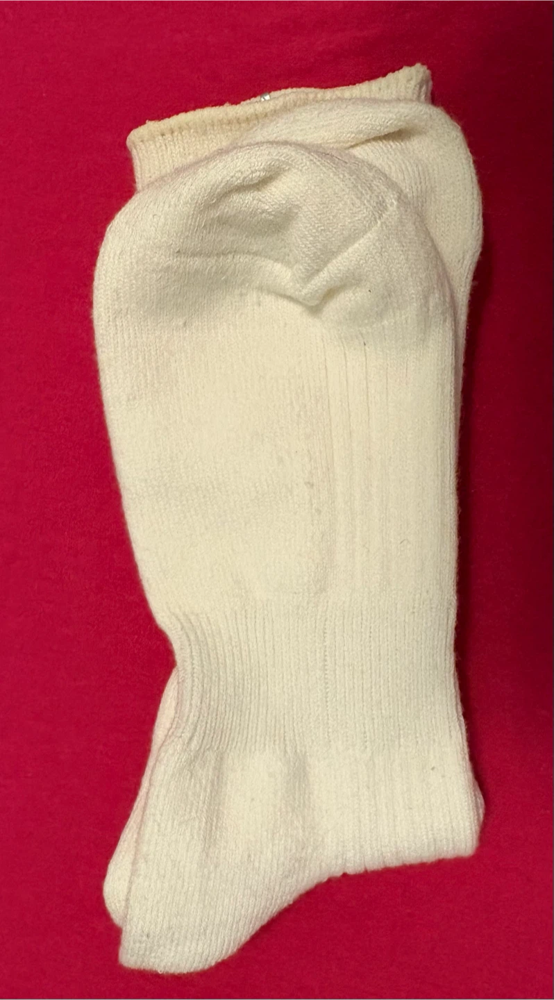 New two pair of White Crew Socks - photo 4