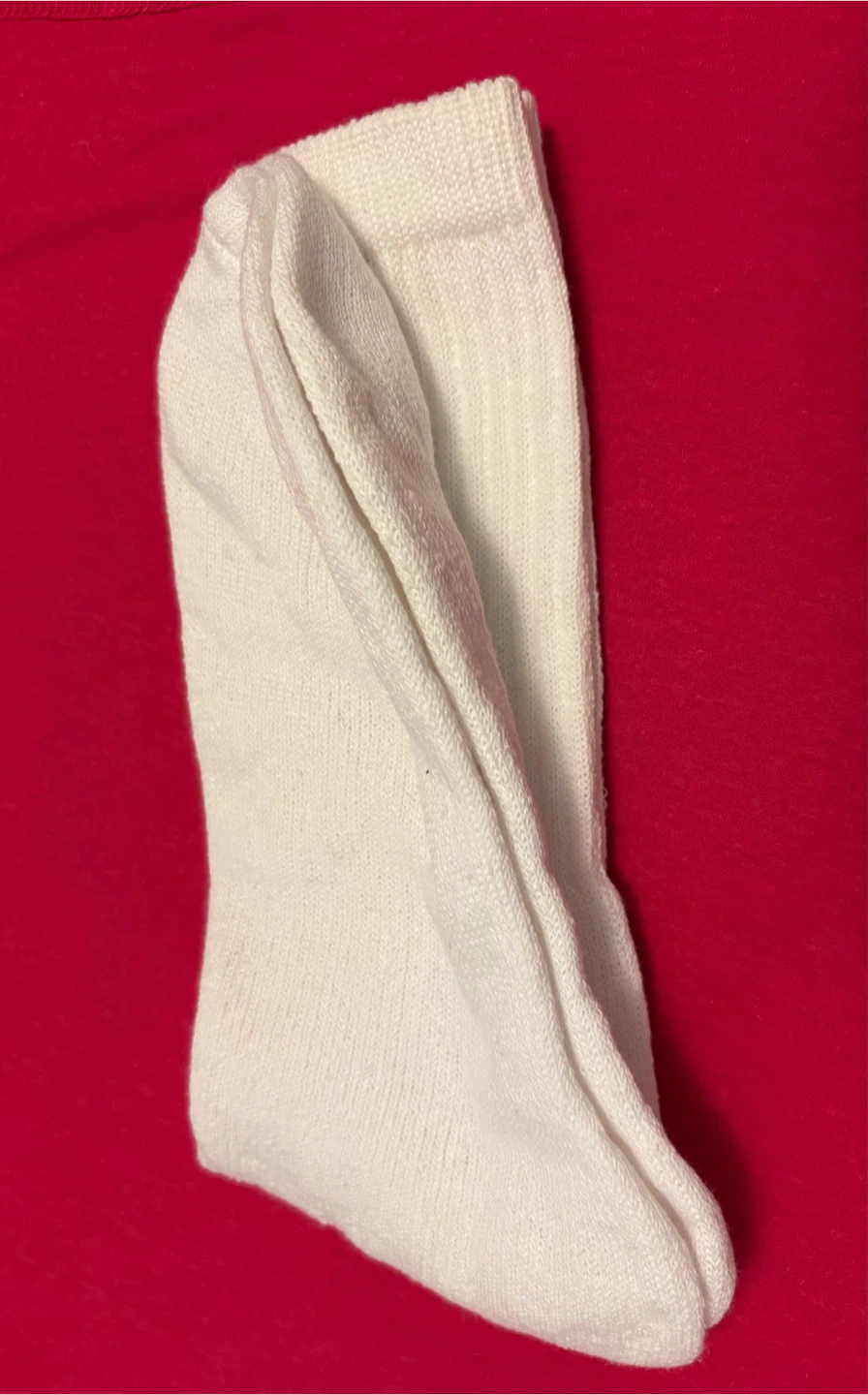 New two pair of White Crew Socks - photo 5