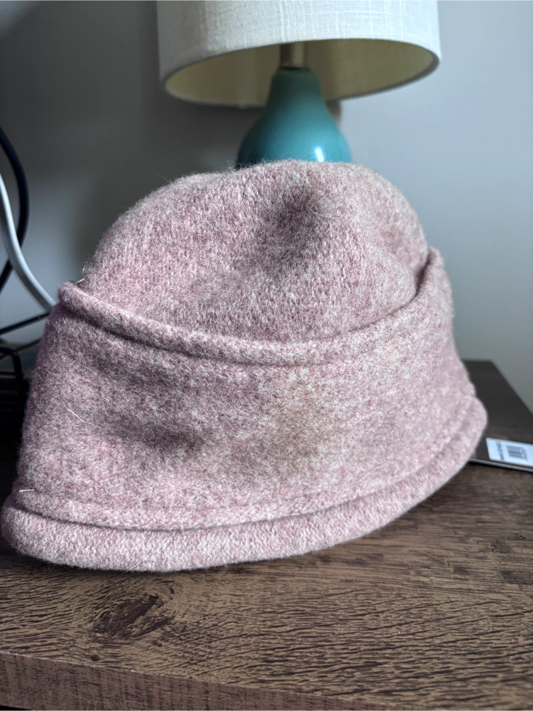 Adora Pink Wool Blend Hat with Bow - photo 2