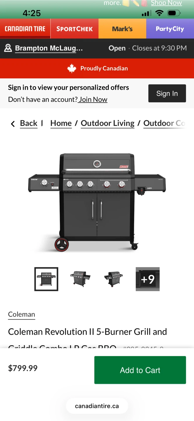 Coleman Revolution II 5-Burner Grill and Side Stove