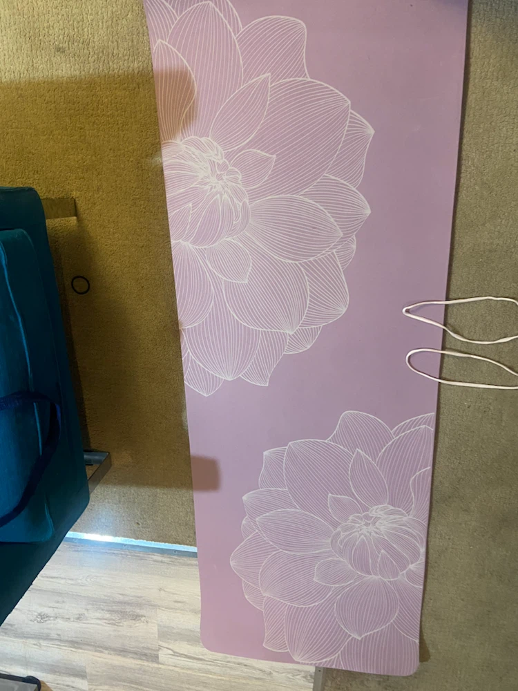 Yoga Mat with Floral Design - photo 2