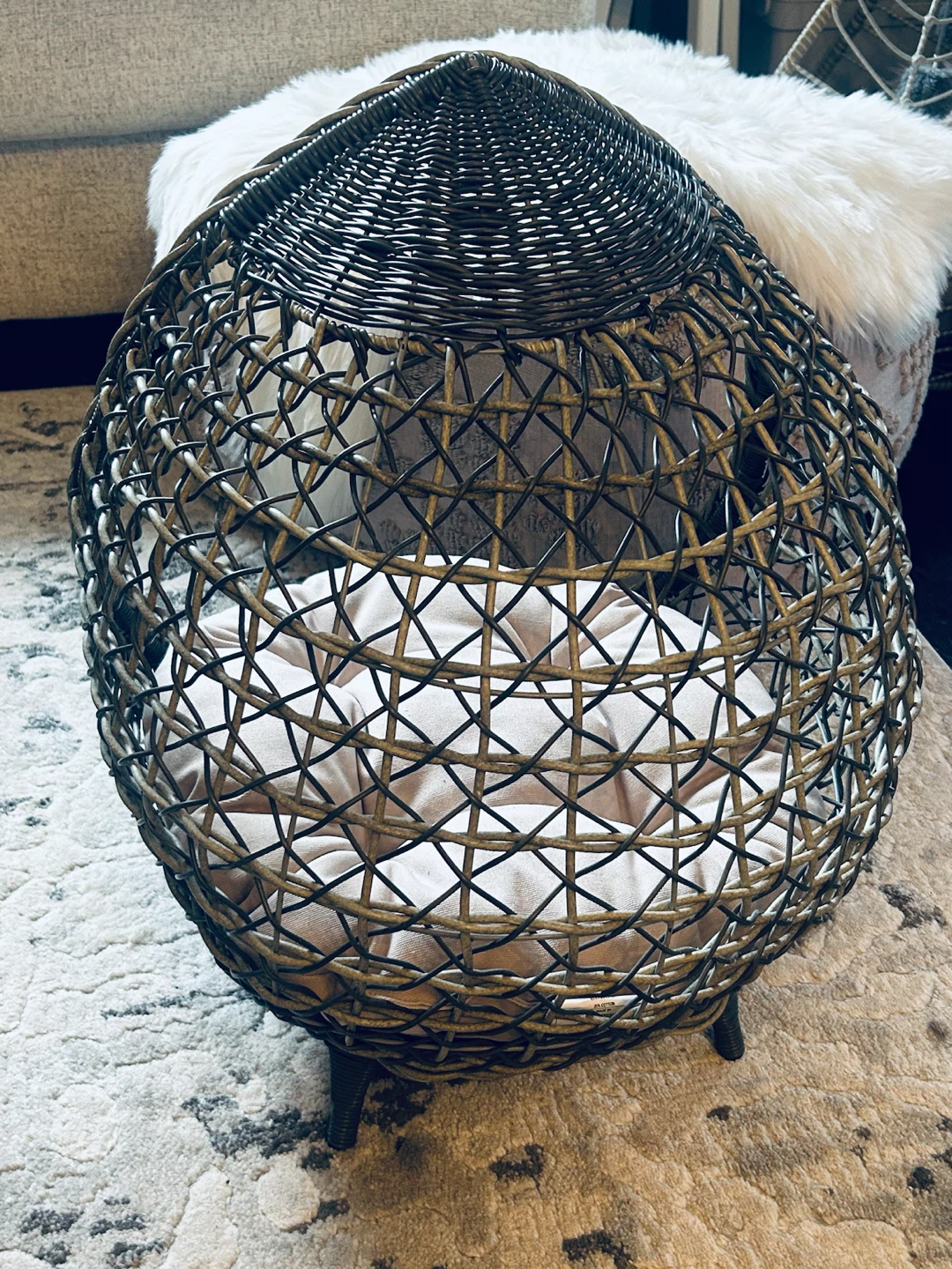Wicker Pet Bed - photo 2