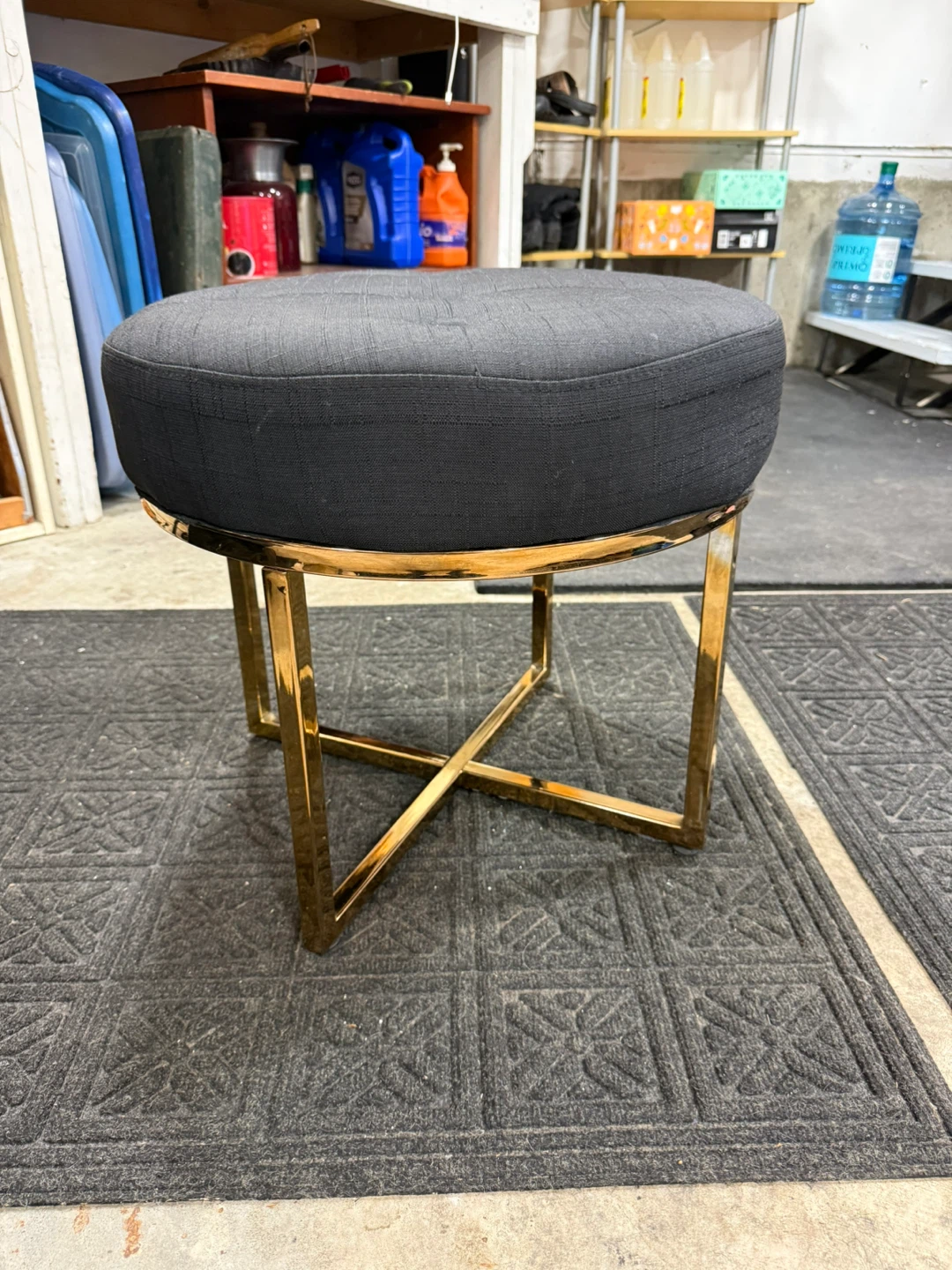 Tufted Round Ottoman Stool - photo 2