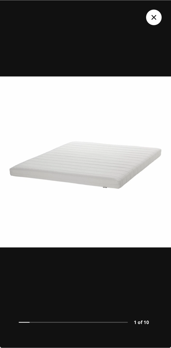 IKEA ÅSVANG Queen Foam Mattress – Medium Firm