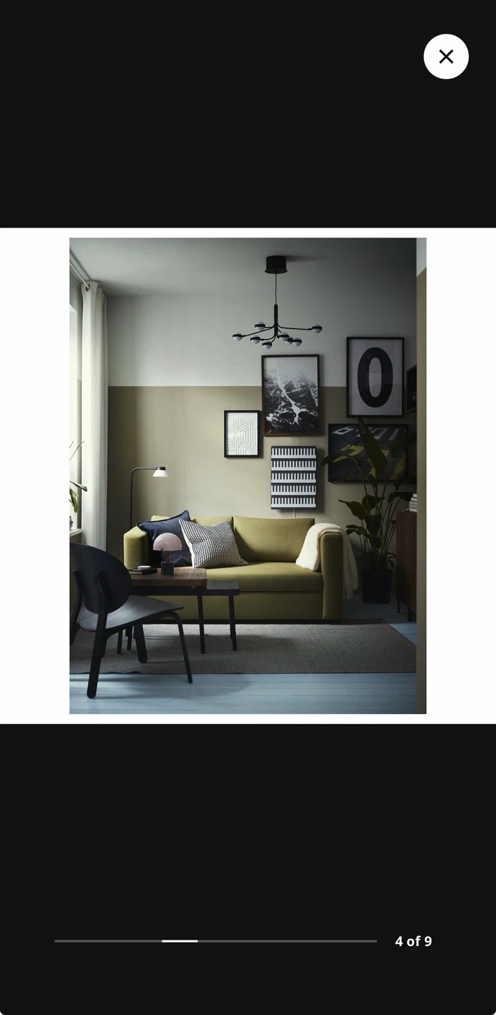 IKEA SKÖNABÄCK Sofa Bed – Vissle Yellow-Green - photo 5