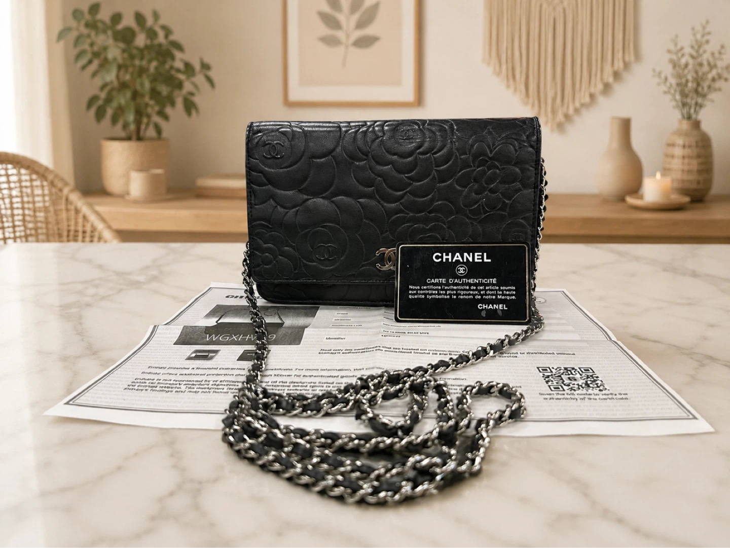 Chanel black crossbody bag