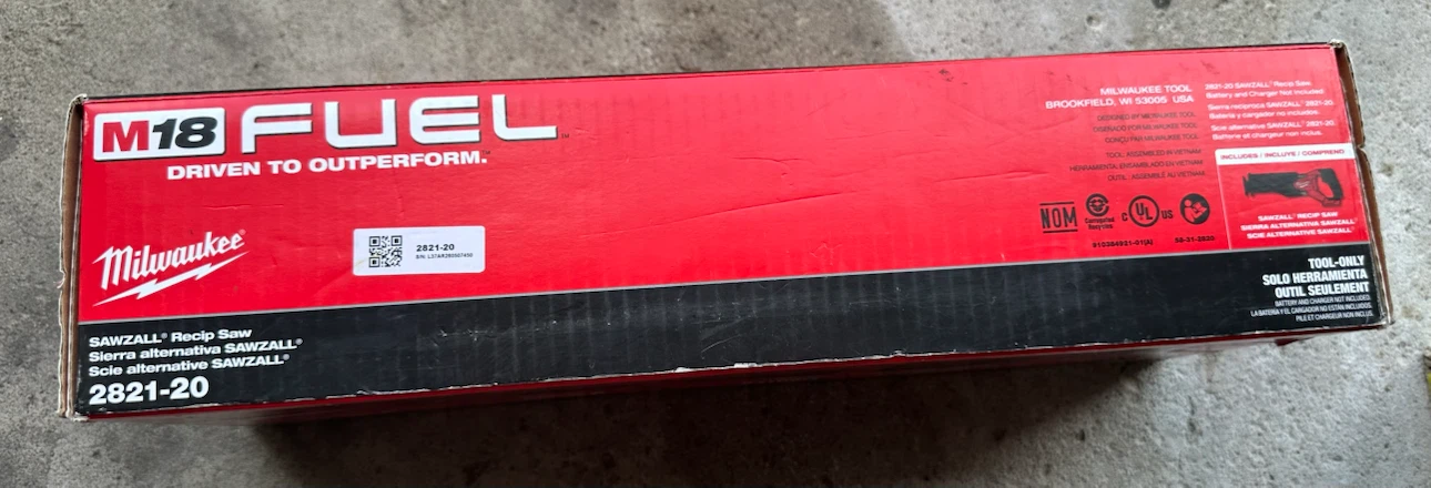 Milwaukee M18 FUEL SAWZALL Recip Saw 2821-20 - photo 2