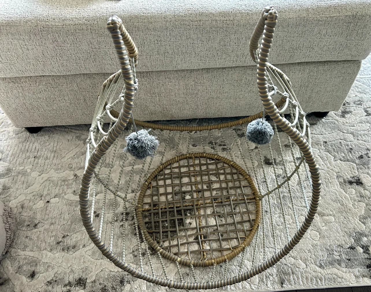 Woven Pet Bed with Cushion - photo 2