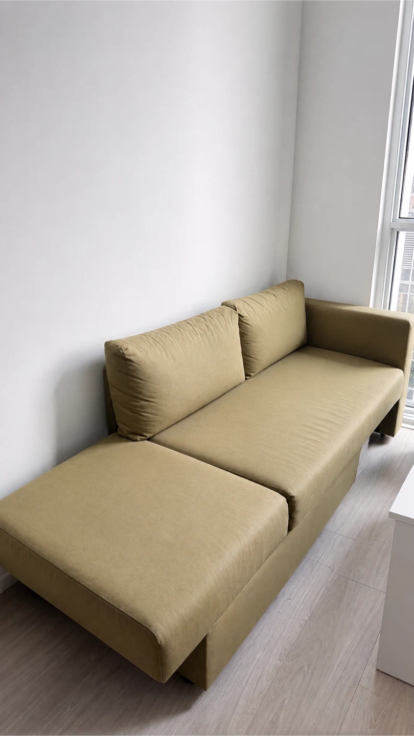 IKEA SKÖNABÄCK Sofa Bed – Vissle Yellow-Green