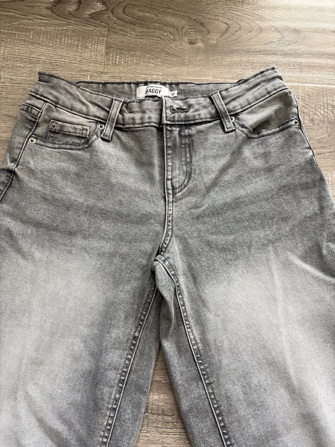Baggy Grey Denim Jeans