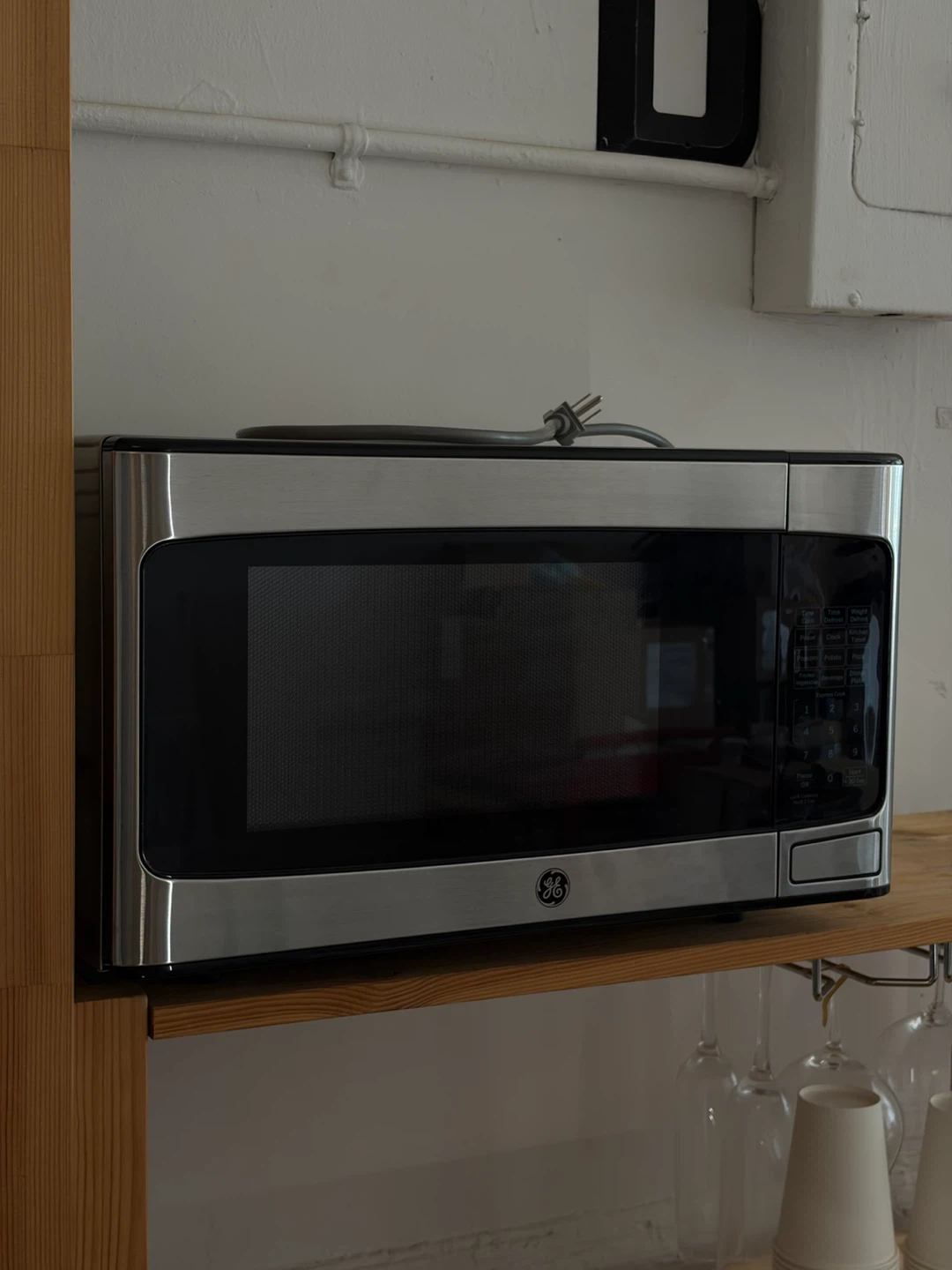GE Stainless Steel Microwave