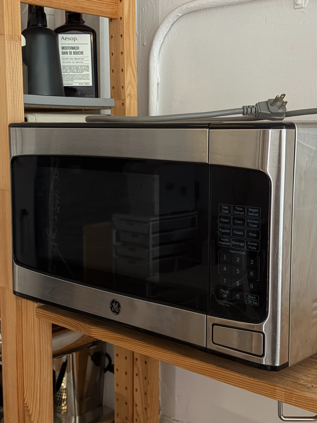 GE Stainless Steel Microwave - photo 2