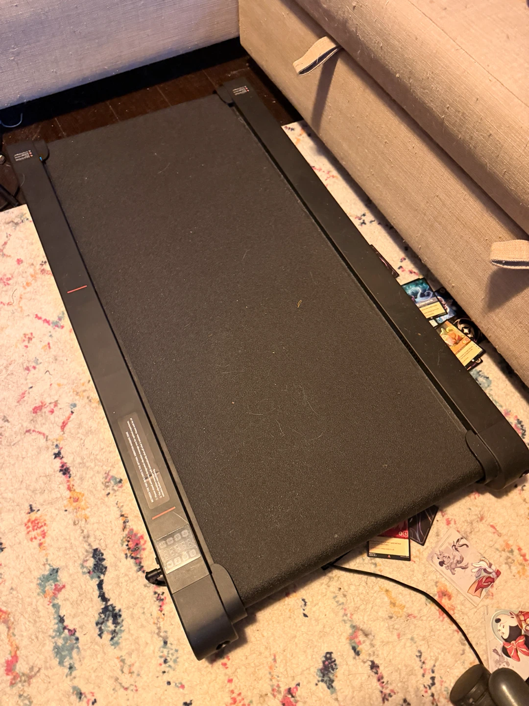 Black Under-Desk Walking Treadmill - photo 2
