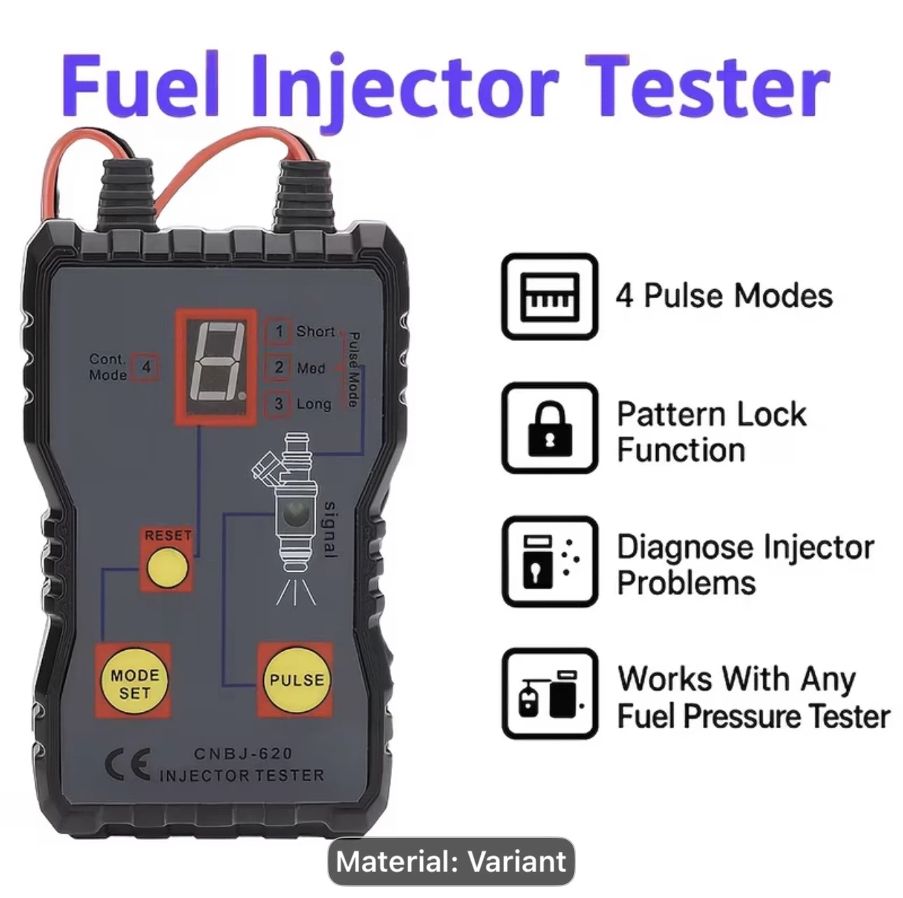 Fuel Injector Tester And Cleaner Tool Kit