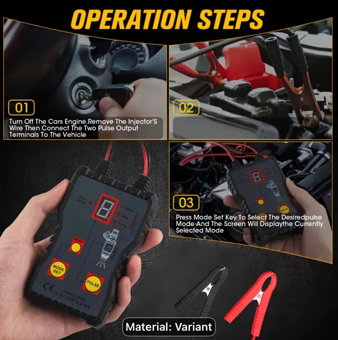 Fuel Injector Tester And Cleaner Tool Kit - photo 2