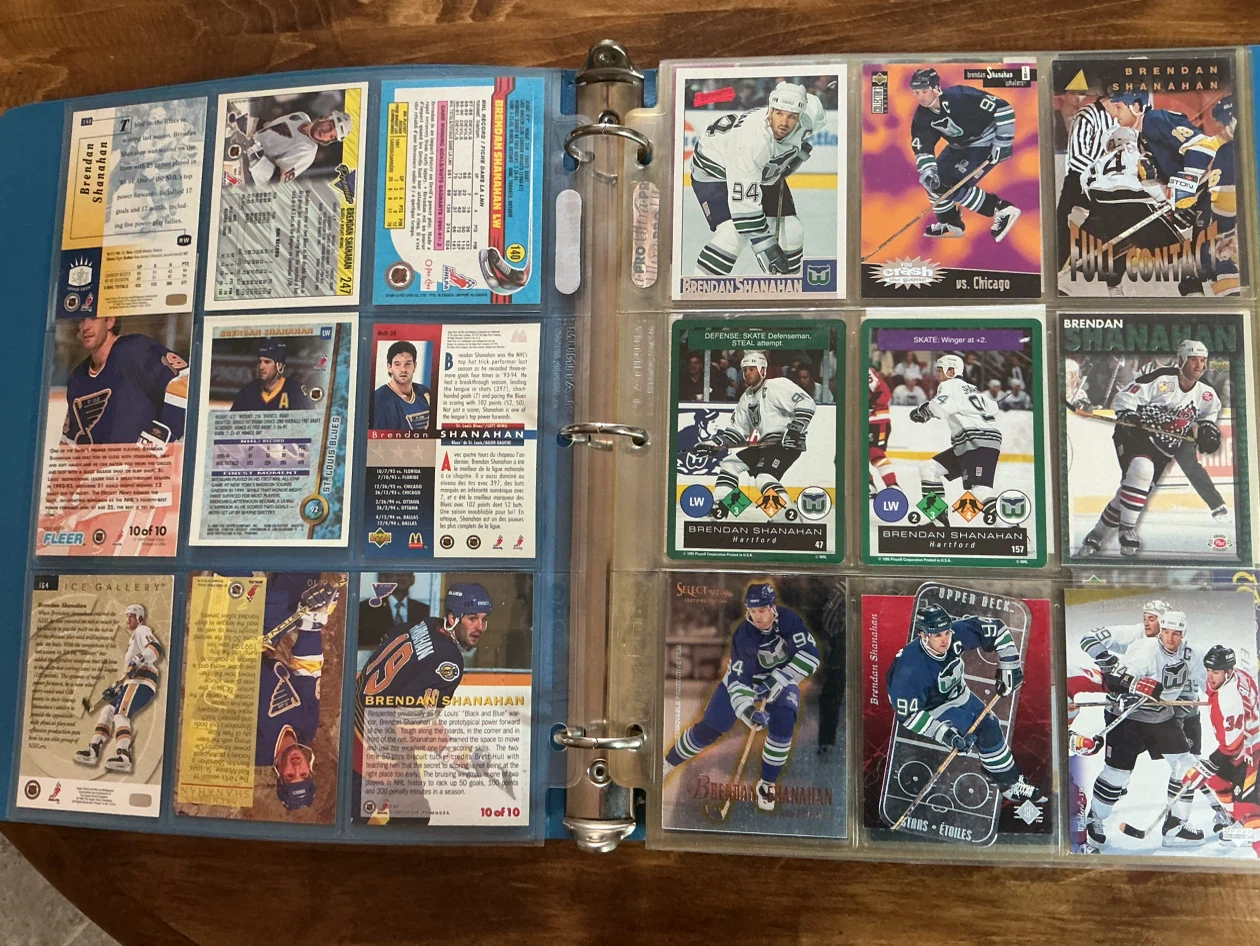 Brendan Shanahan Hockey Card Collection Binder - photo 3