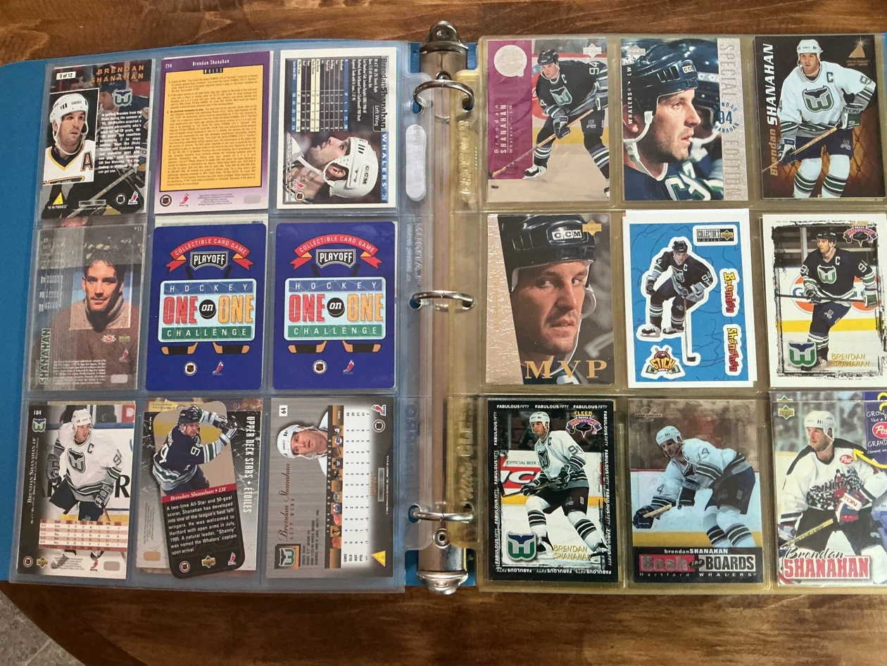 Brendan Shanahan Hockey Card Collection Binder - photo 4