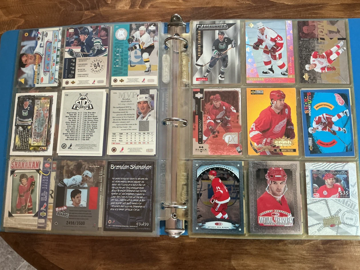 Brendan Shanahan Hockey Card Collection Binder - photo 5