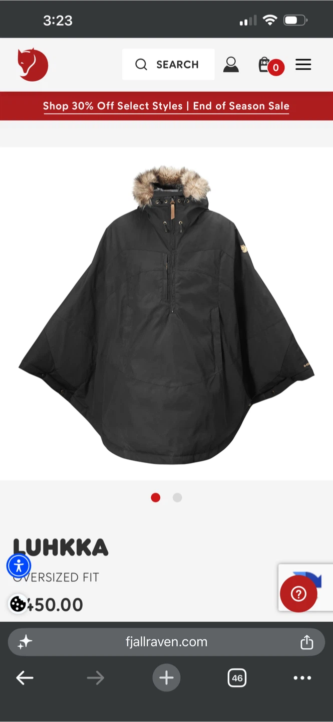 Fjällräven Lulhkkka Oversized Poncho