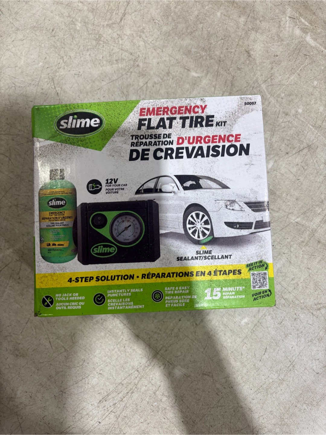 Slime Emergency Flat Tire Repair Kit - photo 2
