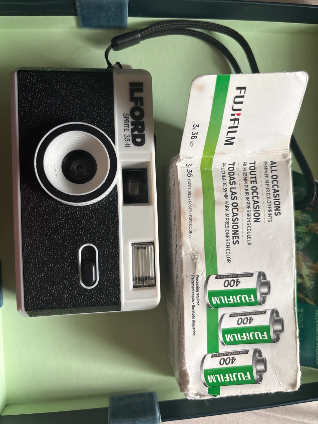 Ilford Sprite 35-II Camera with Fujifilm 400 Film