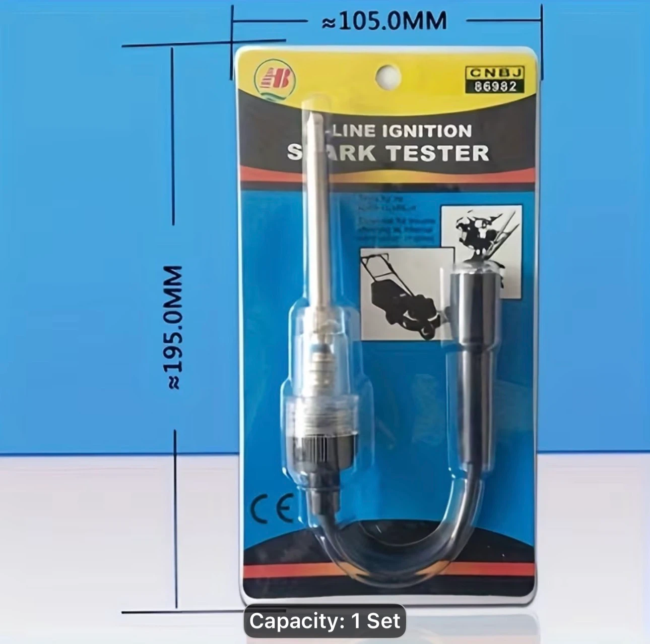 Inline Spark Tester, Plug Engine Ignition 6-12 Volt Fool - photo 2