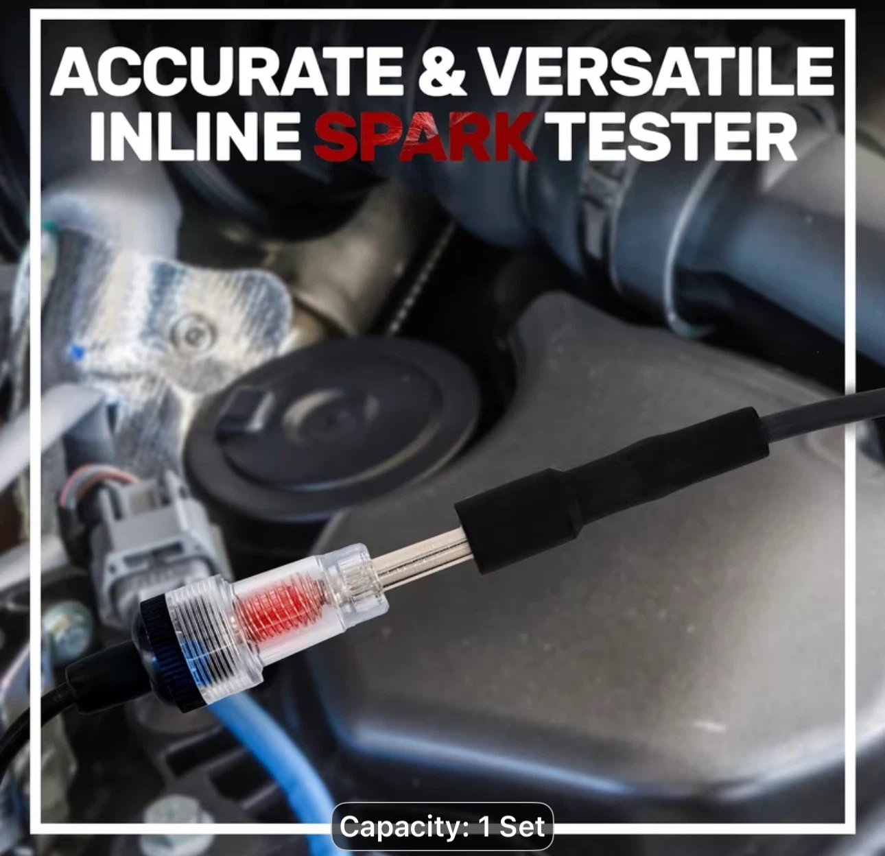 Inline Spark Tester, Plug Engine Ignition 6-12 Volt Fool - photo 4
